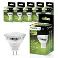 Lumiled LED Lampen Leuchtmittel 6 Stück Set MR11 35mm 2,5W (entspricht 20W) 3000K Warmweiß 12V 220 Lumen 120° Abstrahlwinkel Spots Glühbirnen warm