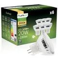 6x LED GU4 MR11 2,5W 3000K Warmweiß LUMILED