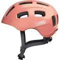 ABUS Fahrradhelm Youn-I 2.0 - mit Licht für Kinder, Jugendliche und junge Erwachsene - für Mädels und Jungs - Roségold, Größe S (48-54 cm) - Gold