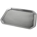 STARPAK Einweg-Servierplatten silber 26,0 x 3,5 cm, 5 St.