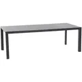 Siena Garden Gartentisch, Anthrazit, Graubraun, Metall, Keramik, rechteckig, eckig, 100x74x220 cm, lichtecht, rostfrei, UV-beständig, wetterbeständig, Gartenmöbel, Gartentische, Gartentische