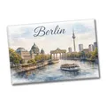 Berlin Skyline Souvenir Magnet Souvenir Brandenburger Tor Aquarell