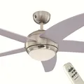 Deckenventilator Westinghouse Bendan Silber 72220, Licht & Fernbedienung Ø 132cm