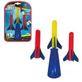 GÜNTHER FLUGSPIELE - 1557 - Raketenspiel Pump Rocket, ca. 15 x 8 cm, Wurfspiel mit 3 Schaumstoff-Raketen und Abschusspistole, Raketen Spielzeug für Kinder ab 4 Jahren, bis zu 10 m Reichweite