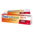 FeniHydrocort Creme 0,5 %, Hydrocortison 5 mg/g, wirksam bei Hautentzündungen Inhalt: 30 g