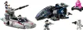 Lego Imperial Dropship vs. Rebel Scout Speeder 40755