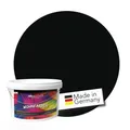 WALLCOVER Wandfarbe Schwarz Matt Black Night Hochdeckend Klasse 1 1L für 8 m²