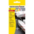 Eberhard Faber 525000 - Colori Wandtafelkreiden im Kartonetui, 12 weiße Kreiden,
