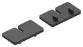 1 Paar Gummis zu Glasklemme 45x45x27 mm für 10,76 Glas VSG