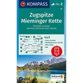 Zugspitze - Mieminger Kette - Ehrwald - Lermoos - Garmisch-Partenkirchen - Reutte: Wanderkarte mit Aktiv Guide, Radwegen und Skirouten. GPS-genau. 1:50000 (KOMPASS Wanderkarte, Band 25)