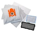 10 Staubsaugerbeutel + 1 HEPA-Filter + 1 Motorschutz für Siemens VSZ7330 Z7.0 family