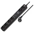 Brennenstuhl Brennenstuhl 1159760946 Steckdosenleiste Schwarz Schutzkontakt 1 St. Steckdosenleiste (Kabellänge 1.50 m)