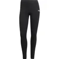 Adidas Damen Essentials LINEAR Cotton Leggings, Black/White, S (S) (JG8621)