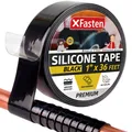 Silikon Selbstschmelzendes Band 1Zoll x 36Fuß 25.4mm x 10.97m Schwarz Silikon...