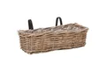 VIVANNO Balkonkasten Rattan SACADA Kasten - Natur Geflochten (1 St), 46x18x14 cm