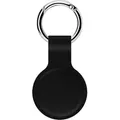 Schlüsselanhänger für Apple AirTags 2021 - Air Tag Cover - Reusable Airtag Hülle - Schwarz