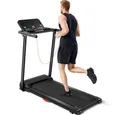 ROBORE Laufband P16 klappbares Laufband bis 12 km/h, max. Last 120kg, mit Herzfrequenzsensor, Zweifach-Polstersystem