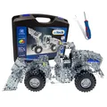 Eitech 00330 Metallbaukasten - Radlader, 1500 Teile, Modellfahrzeug ca. 43 cm, Baustellenfahrzeug Modellbau, Konstruktionsspielzeug für Kinder ab 10 Jahren und Erwachsene