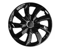 NRM Radkappe STIG 15 Zoll in Schwarz, 15 in Zoll, (4-St) Radzierblenden für Stahlfelgen Radkappen Satz 4er Set 15"
