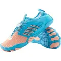 Freiluftkind Das Original – Tokai rutschfeste Barfußschuhe Sneaker Schnellverschluss blau 45 EU