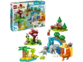 LEGO DUPLO Town 10446 Wildtier-Familien 3-in-1-Set Bausatz, Mehrfarbig