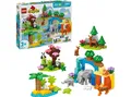 LEGO DUPLO Town 10446 Wildtier-Familien 3-in-1-Set Klemmbausteine Bausatz
