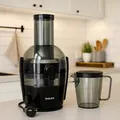 PHILIPS HR1856/70 Viva Collection Entsafter 800 Watt, Schwarz