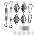 Sonnensegel Befestigungs Kit Montageset Komplettset Befestigungsset Zubehör