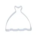 1 Keksausstecher Hochzeitskleid / Ballkleid | aus Edelstahl