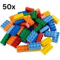 LEGO® DUPLO® 2x4 Steine Bausteine Bunt Gemischt - 3011 NEU! Menge 50x – Jede Mischung indiviuell zusammengestellt - Bunt