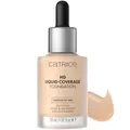 CATRICE Foundation HD Liquid Coverage Foundation 010 Light, Beige, 1 stück