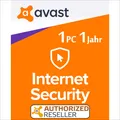 Avast Internet Security 1 PC 1 Jahr 2026 Vollversion/Upgrade Antivirus Premium