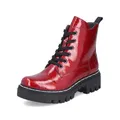 Rieker Damen Klassische Stiefeletten 74020, Frauen Stiefeletten,uebergangsstiefel,Boots,Stiefel,Bootee,Booties,halbstiefel,rot (33),42 EU / 8 UK