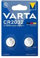 2x VARTA CR2032 3V Lithium Knopfzellen Batterie Für Uhr & Autoschlüssel
