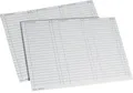 Hager ZZ90A Beschriftungsbögen, univers Z, Stromkreistabelle, DIN A4, 1 Pack=10 Stück