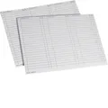 Hager Beschriftungsbögen,uniZ ZZ90A (VE10) Kennzeichnungsmaterial