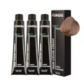 FemMas Haarfarbe 3x Pure & Mix Mokka Mousse I Creme Haarfarbe mit Arganöl, Keratin & Ceramiden I dauerthafte Haarfärbung oder Tönung für strahlende Farbergebnisse I 100 ml