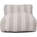 Gestreifter Gartensessel für ein beiges Modulsofa - Oviala Mixi - Beige