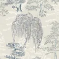 Arthouse Orientalisch Garten Tapete Weide Bäume Natur Weich Blau 909809