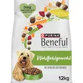 Beneful Wohlfühlgewicht Hundefutter trocken, mit Huhn und Gartengemüse, 1er Pack (1 x 12kg)