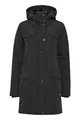 OXMO Tala Damen Wintermantel Parka Mantel gefüttert mit hochabschließendem Kragen, Größe:M, Farbe:Phantom Grey (194205)