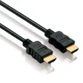 HDMI Kabel 1 m HighSpeedwEthernet 4K ULTRA HD 2160p FULL HD 3D vergoldet 1,0 m