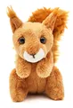 Eichhörnchen Plushie  13 cm Höhe  PlüschWaldtier  Plüschtier, Kuscheltier