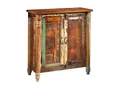 Vintage Altholz Sideboard mehrfarbig shabby chic Kommode Massivholz Schrank