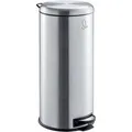 Svita T30 Mülleimer 30Liter Edelstahl Treteimer Abfalleimer Mülltonne Silber