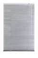 Lichtblick Aluminium Jalousie, Alu-Jalousie mit Klemmträgern und Wandmontageclips für Fenster und Türen Silber, 70 cm x 220 cm (B x L)