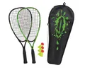 Schildkröt Badminton Set Speed L: 54,5cm 165g Rahmenprofil 17,3mm Federball neu