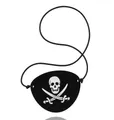 Kostümheld® Piraten-Kostüm 1x Piratenklappe Augenklappe - Kinder Pirat Kostüm Fasching & Karneval