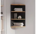 Vicco Eckregal Ecki, Anthrazit/Goldkraft Eiche, 30 x 60 cm, 1-tlg.