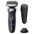 Braun Series 7 72-G1200s, Folienschaber, Schwarz, AutoSense, Tasten, Akku, Lithium-Ion (Li-Ion) - Schwarz